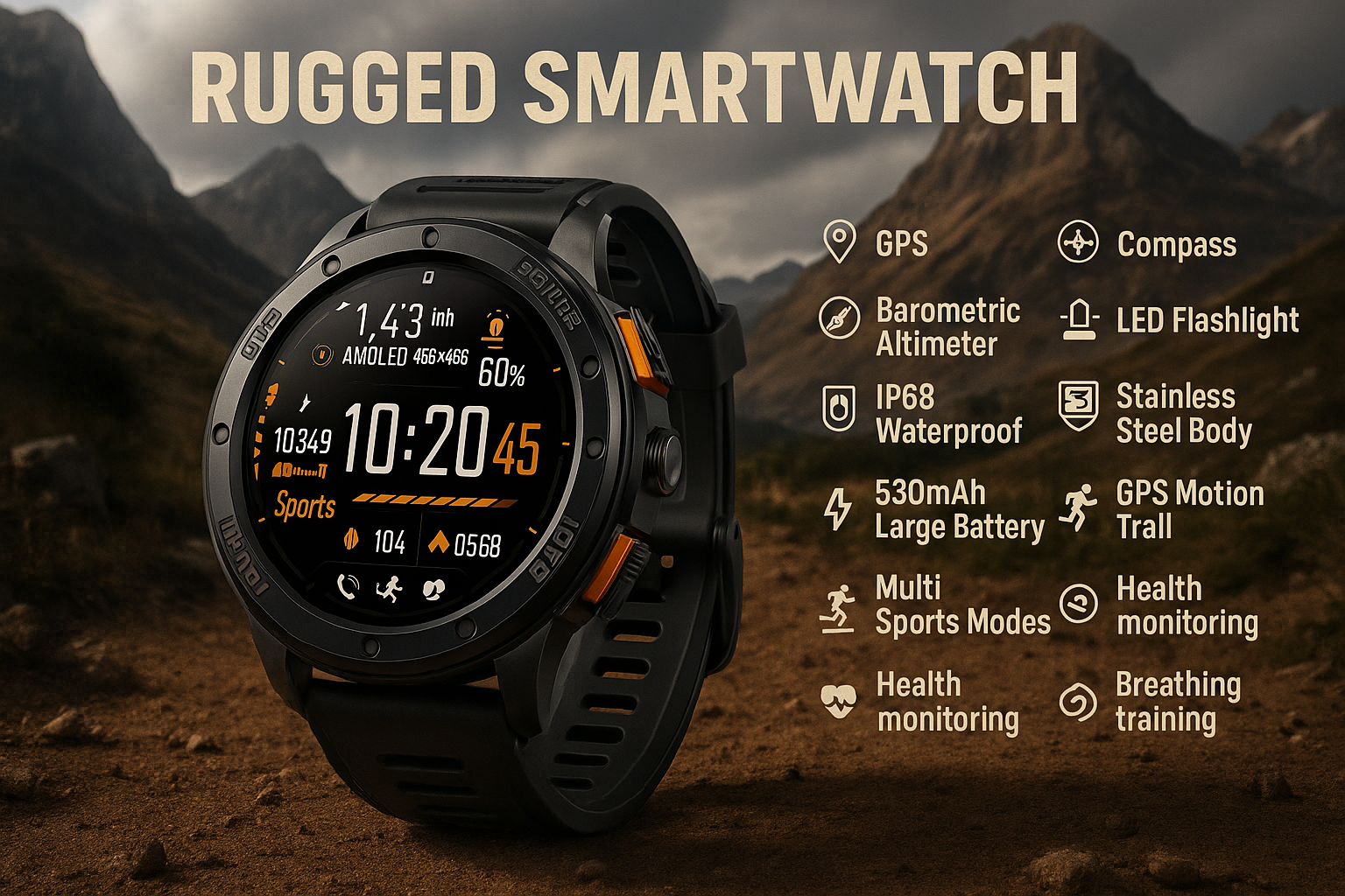 Tough Tech Smart Watch