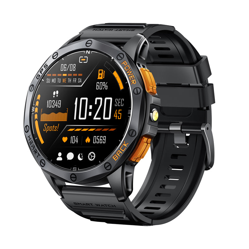 Tough Tech Lumen X Outdoor Smartwatch – 1.43″ AMOLED, Rugged Build